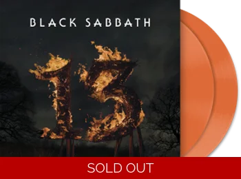 Black Sabbath - 13 - Limited Edition 2 x Orange Vinyl 8 Track LP In Gatefold Sleeve
